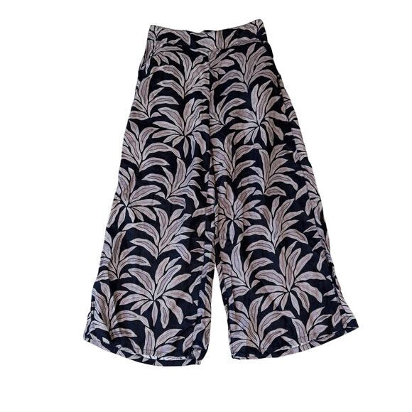 Rachel Zoe Wide Leg Pull On Cropped Boho Pants US Women's S - Picture 1 of 5
